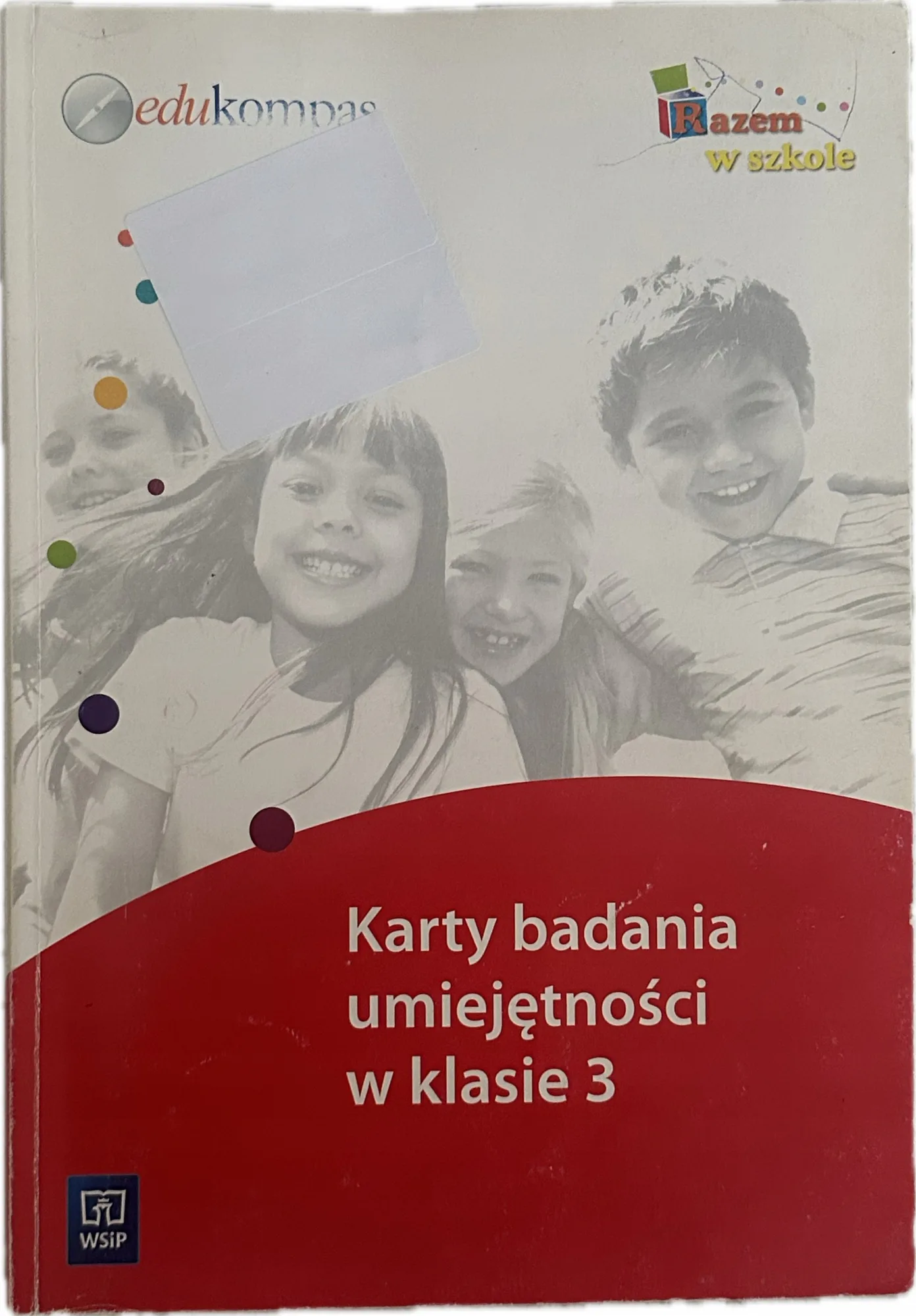 Okładka: Razem w szkole karty badania umiejętności na sprawdziany klasa 3 WSIP