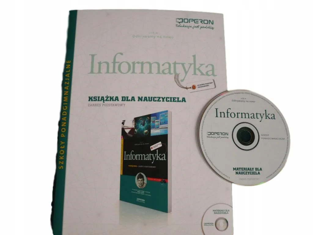 Okładka: INFORMATYKA ONN książka nauczyciela OPERON