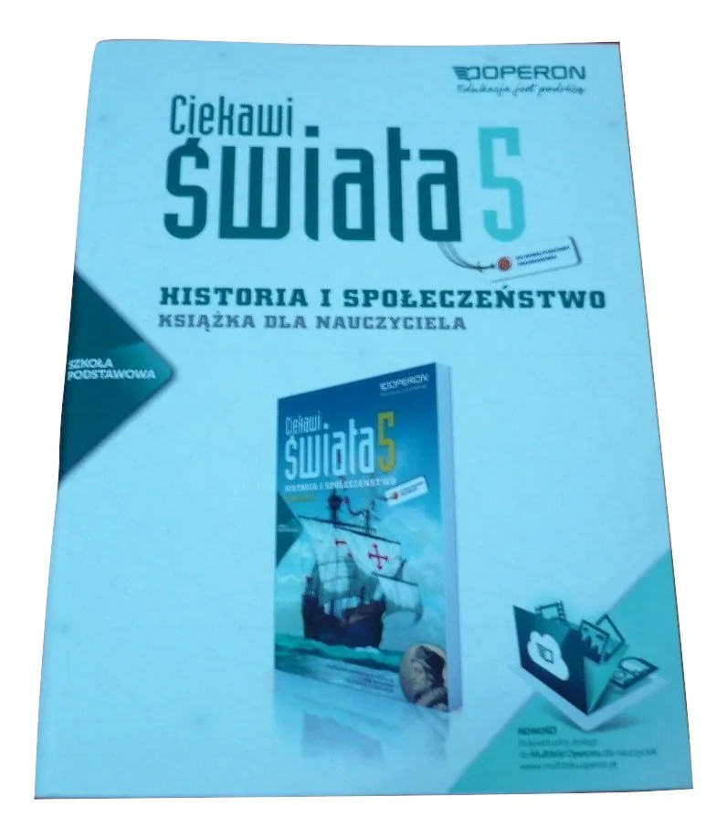 Okładka: HISTORIA I SPOŁECZEŃSTWO klasa 5 CIEKAWI ŚWIATA TESTY
