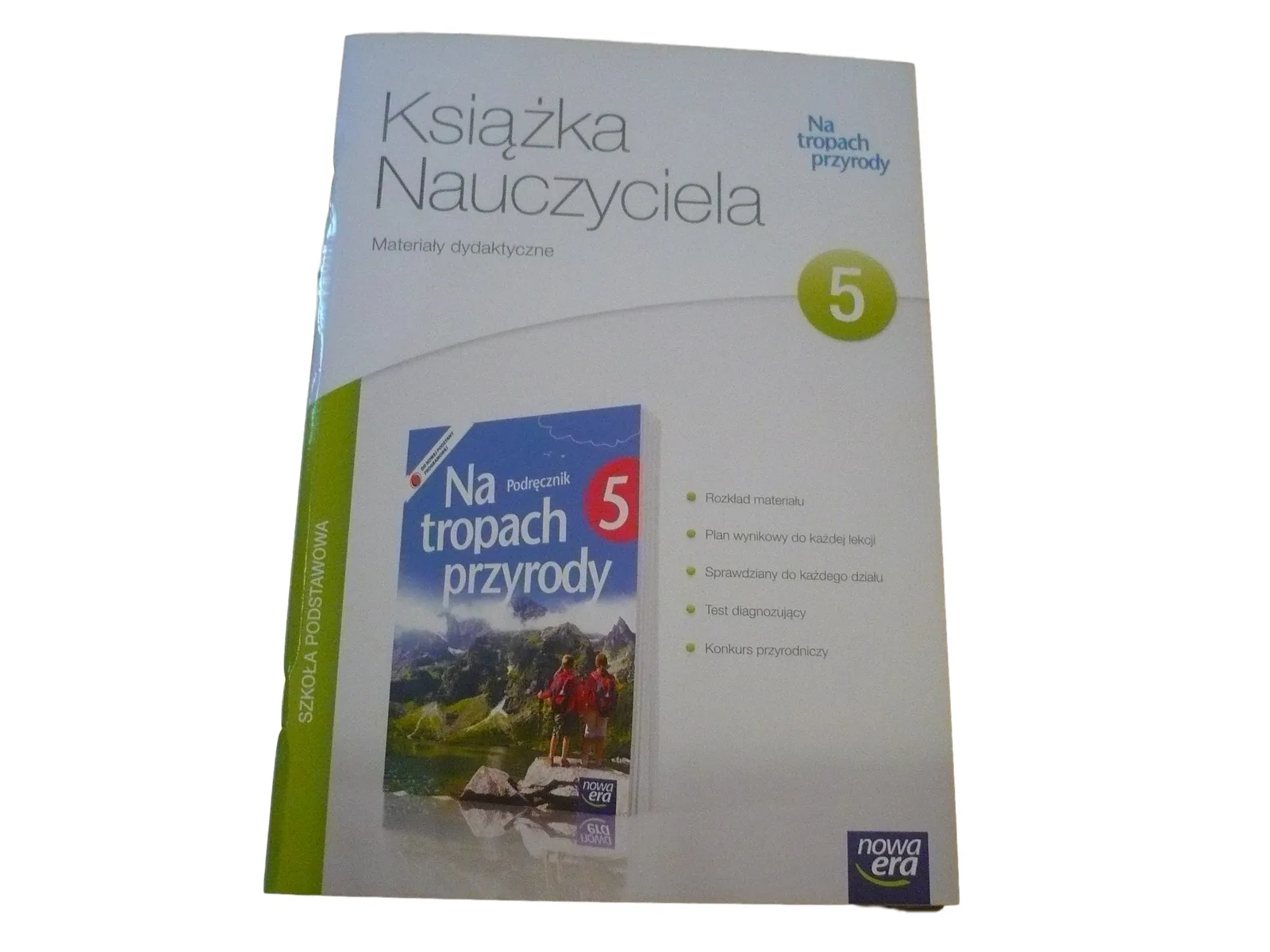Okładka: NA TROPACH PRZYRODY 5 sprawdziany NOWA ERA