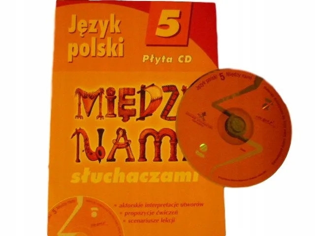 Okładka: MIĘDZY NAMI słuchaczami klasa 5 ksiązka nauczyciela + PŁYTA CD