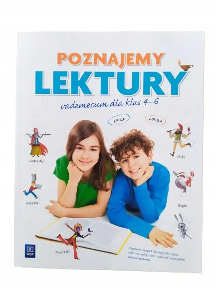Okładka: OPRACOWANIA LEKTUR i wierszy klasa 4 5 6 ściaga omówienia vademecum