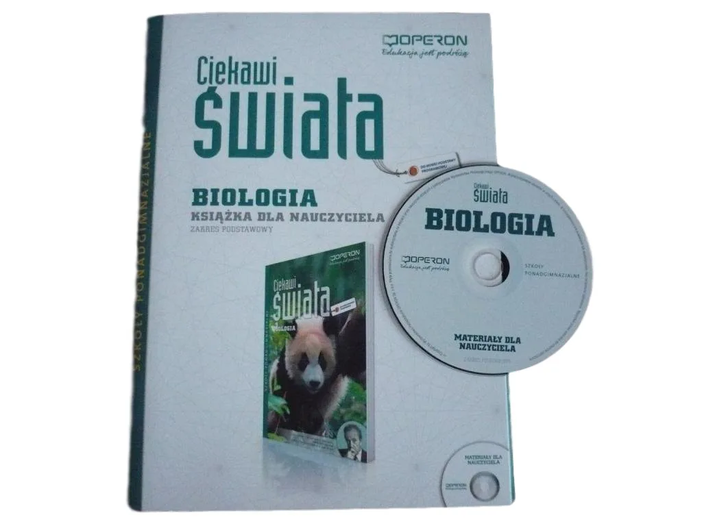 Okładka: BIOLOGIA CIEKAWI ŚWIATA książka nauczyciela OPERON