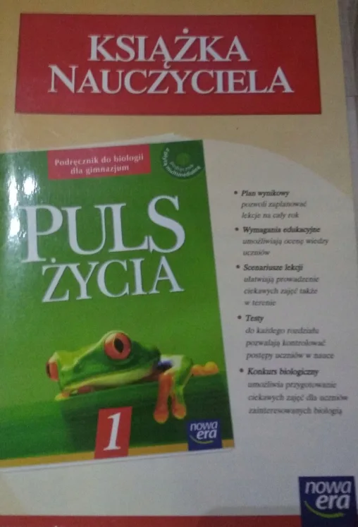 Okładka: PULS ŻYCIA 1 SPRAWDZIANY TESTY NOWA ERA