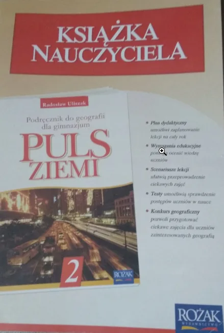 Okładka: PULS ZIEMI 2 KSIĄŻKA NAUCZYCIELA SPRAWDZIANY TESTY