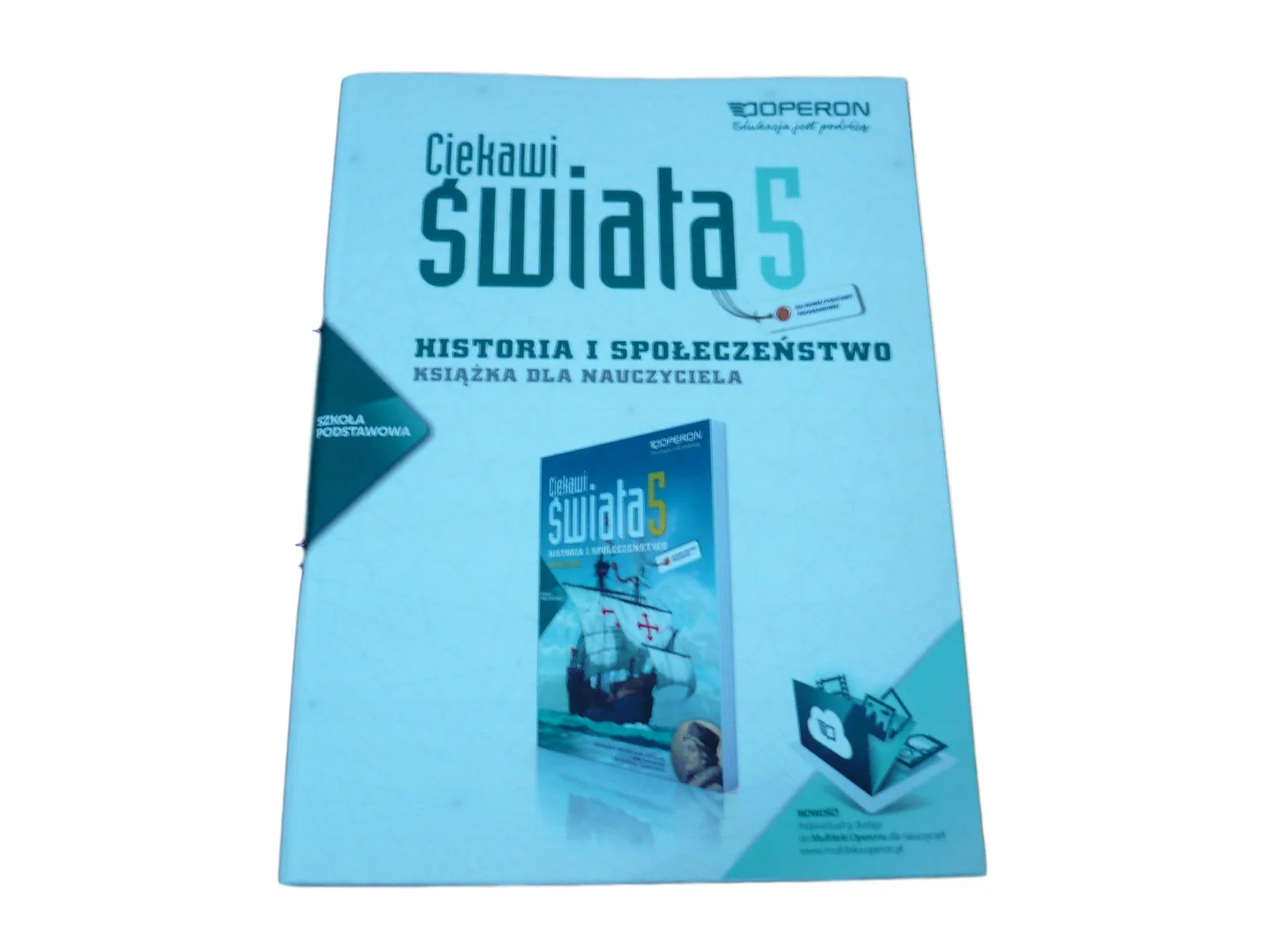 Okładka: CIEKAWI ŚWIATA 5 książka nauczyciela historia