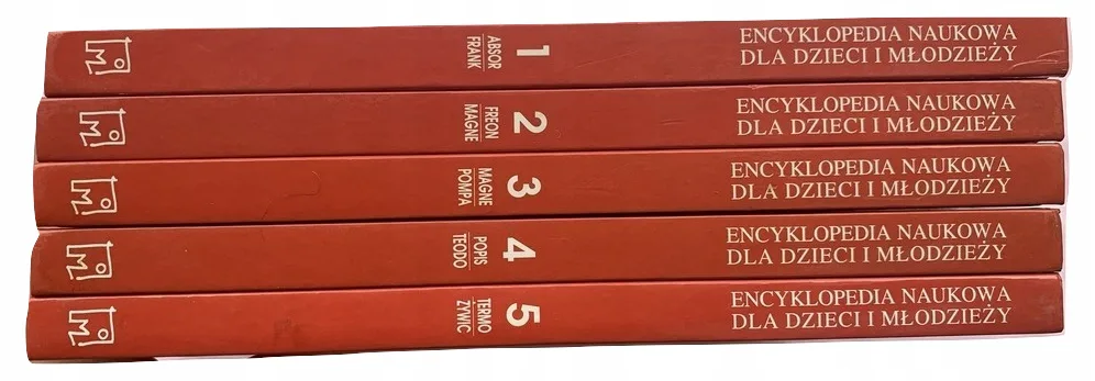 Okładka: ENCYKLOPEDIA SZKOLNA dla dzieci - 5 TOMÓW