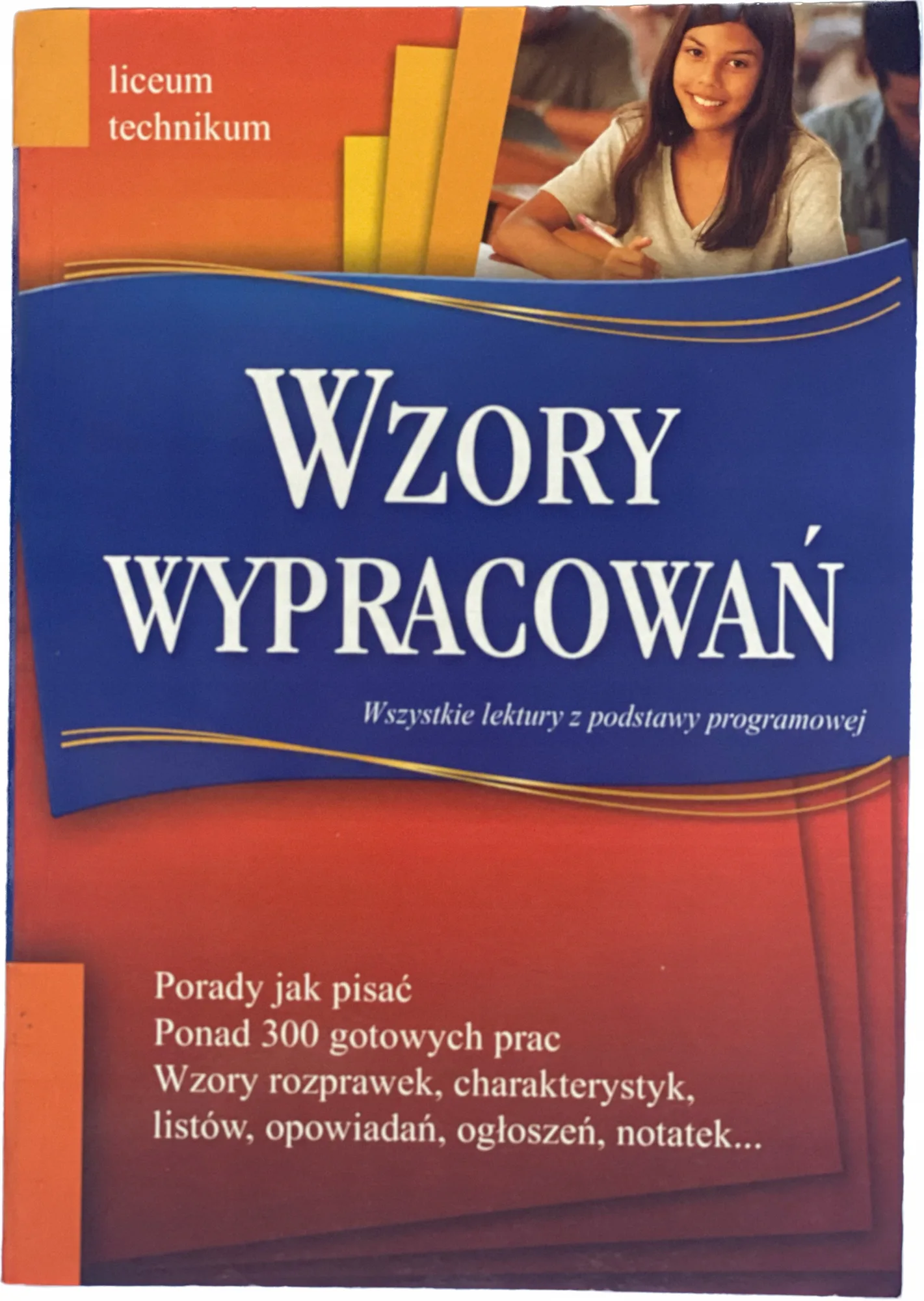 Okładka: WYPRACOWANIA KLASA 1 2 3 WZORY WYPRACOWAŃ LICEUM matura
