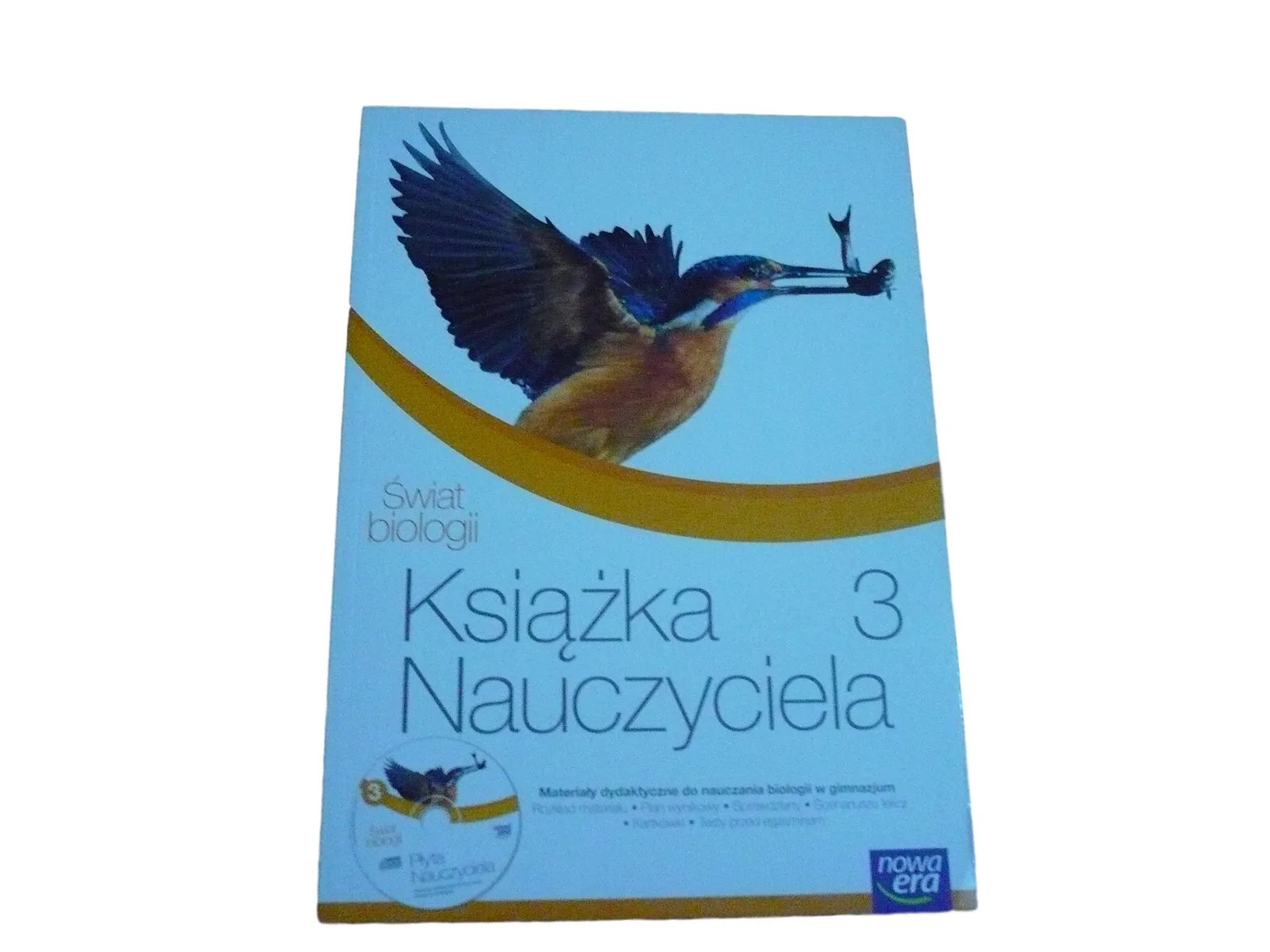 Okładka: ŚWIAT BIOLOGII 3 książka nauczyciela TESTY sprawdziany NOWA ERA