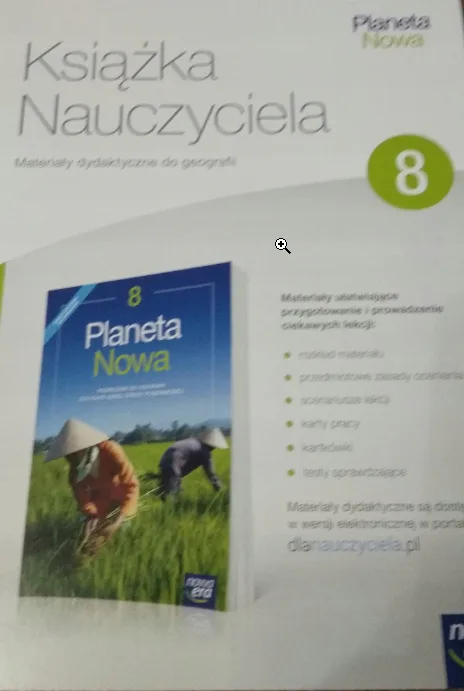 Okładka: Planeta nowa 8 sprawdziany nauczyciela testy 2018