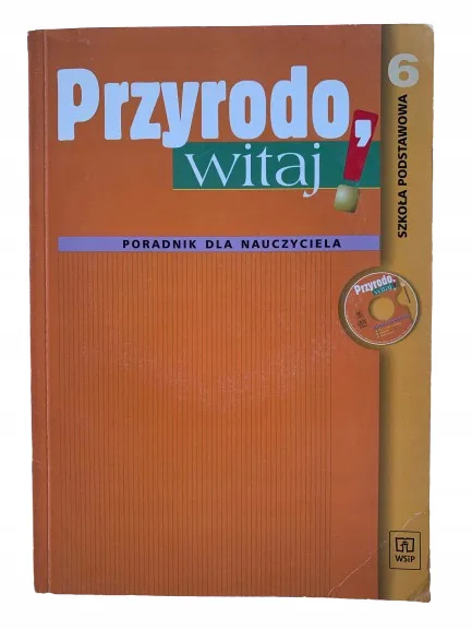 Okładka: PRZYRODO WITAJ KLASA 6 biologia książka nauczyciela płyta cd