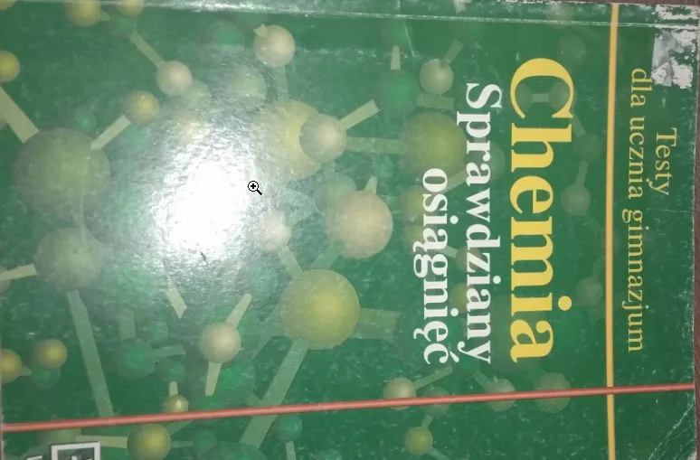 Okładka: CHEMIA gimnazjum KSIĄŻKA NAUCZYCIELA SPRAWDZIANY klasa 7 8 WSIP