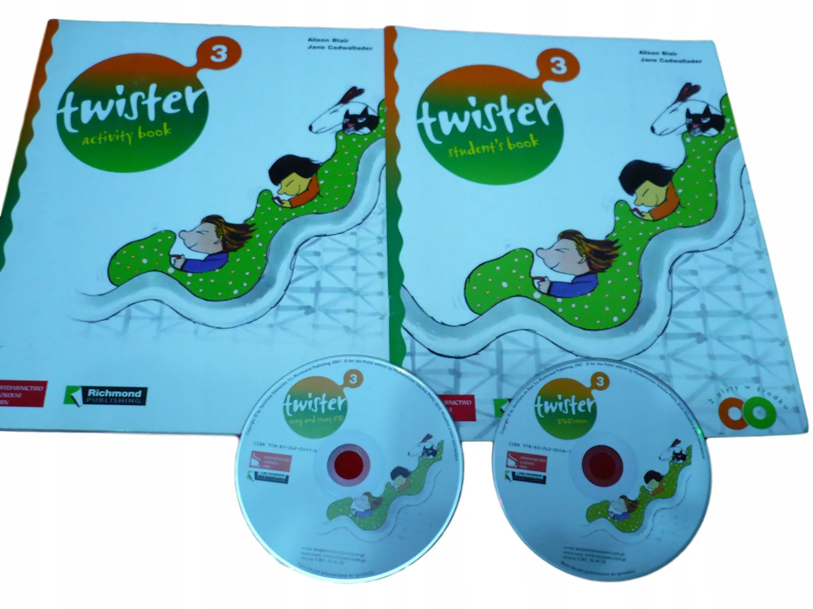 Okładka: TWISTER 3 podręcznik ćwiczenia STUDENTS BOOK