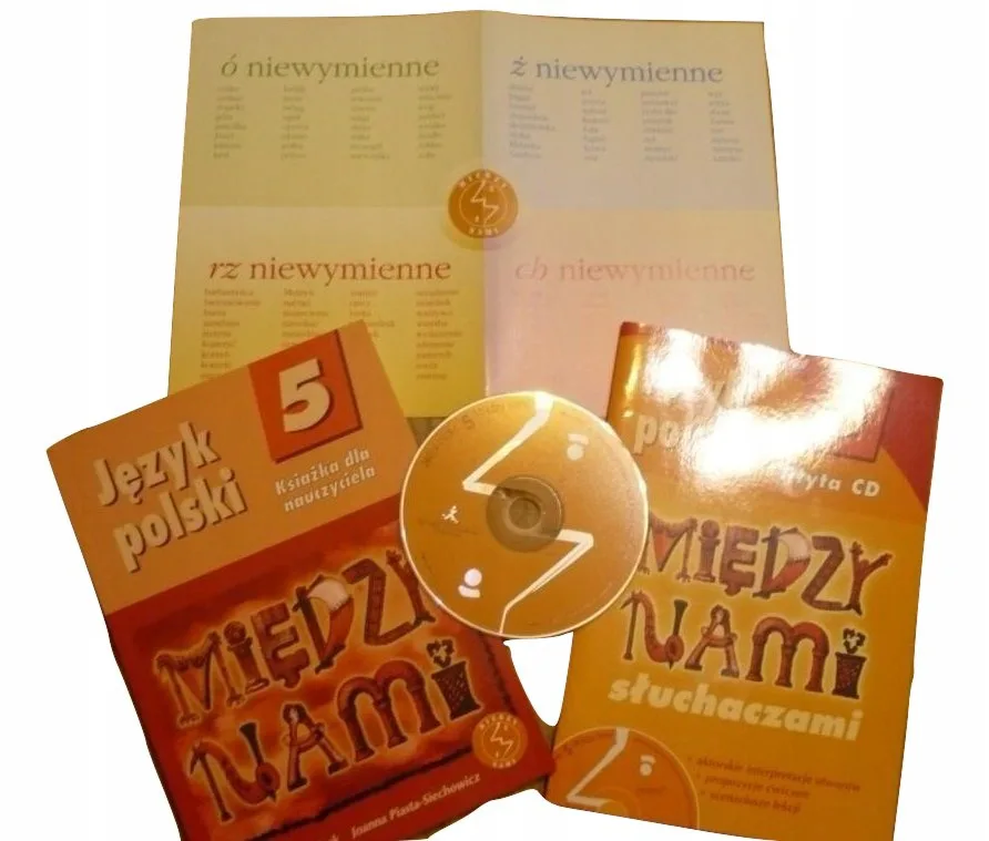 Okładka: MIĘDZY NAMI 5 KSIĄŻKA NAUCZYCIELA + PŁYTA CD