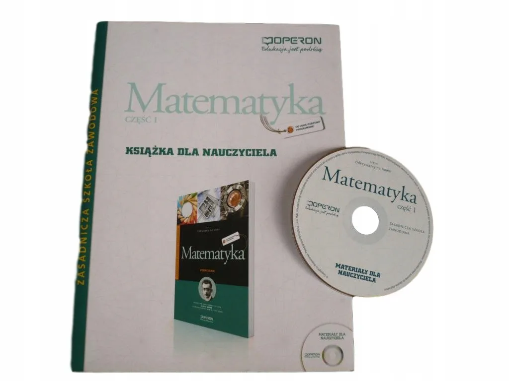 Okładka: MATEMATYKA ONN książka nauczyciela OPERON