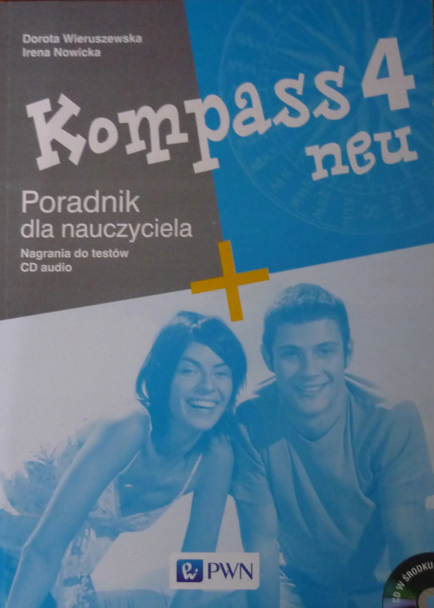 Okładka: Kompass 4 neu książka poradnik nauczyciela + cd