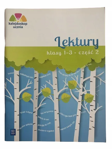 Okładka: KARTY PRACY Z LEKTUR lektury WSIP KLasa 1 2 3