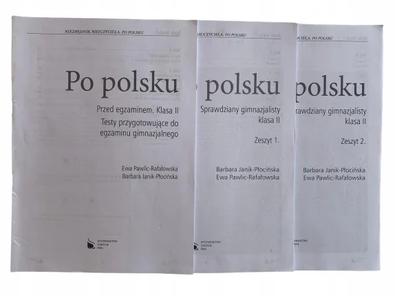 Okładka: PO POLSKU język polski sprawdziany TESTY KLASA 7 8