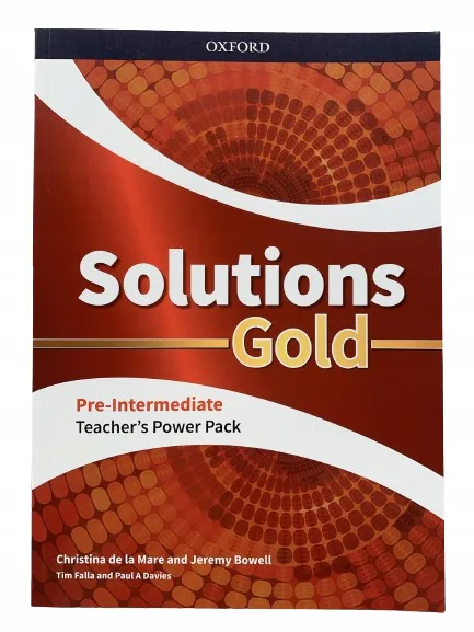 Okładka: GOLD Solutions preintermediate sprawdziany testy