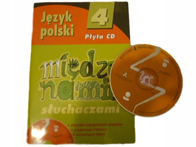 Okładka: MIĘDZY NAMI słuchaczami klasa 4 ksiązka nauczyciela + PŁYTA CD
