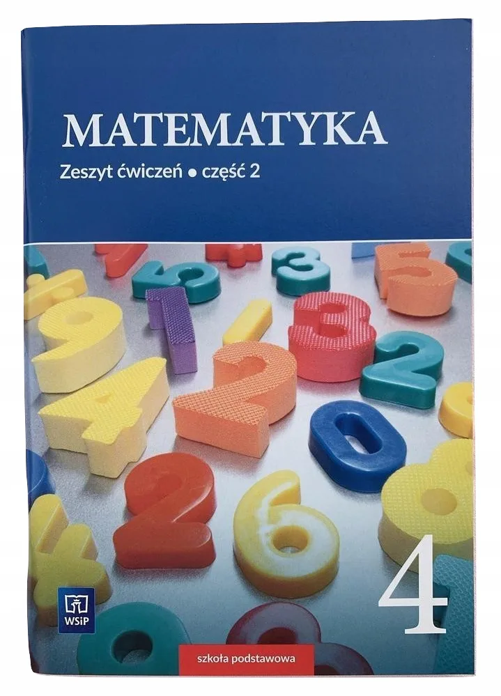 Okładka: MATEMATYKA ćwiczenia klasa 4 WSIP zeszyt ćwiczeń