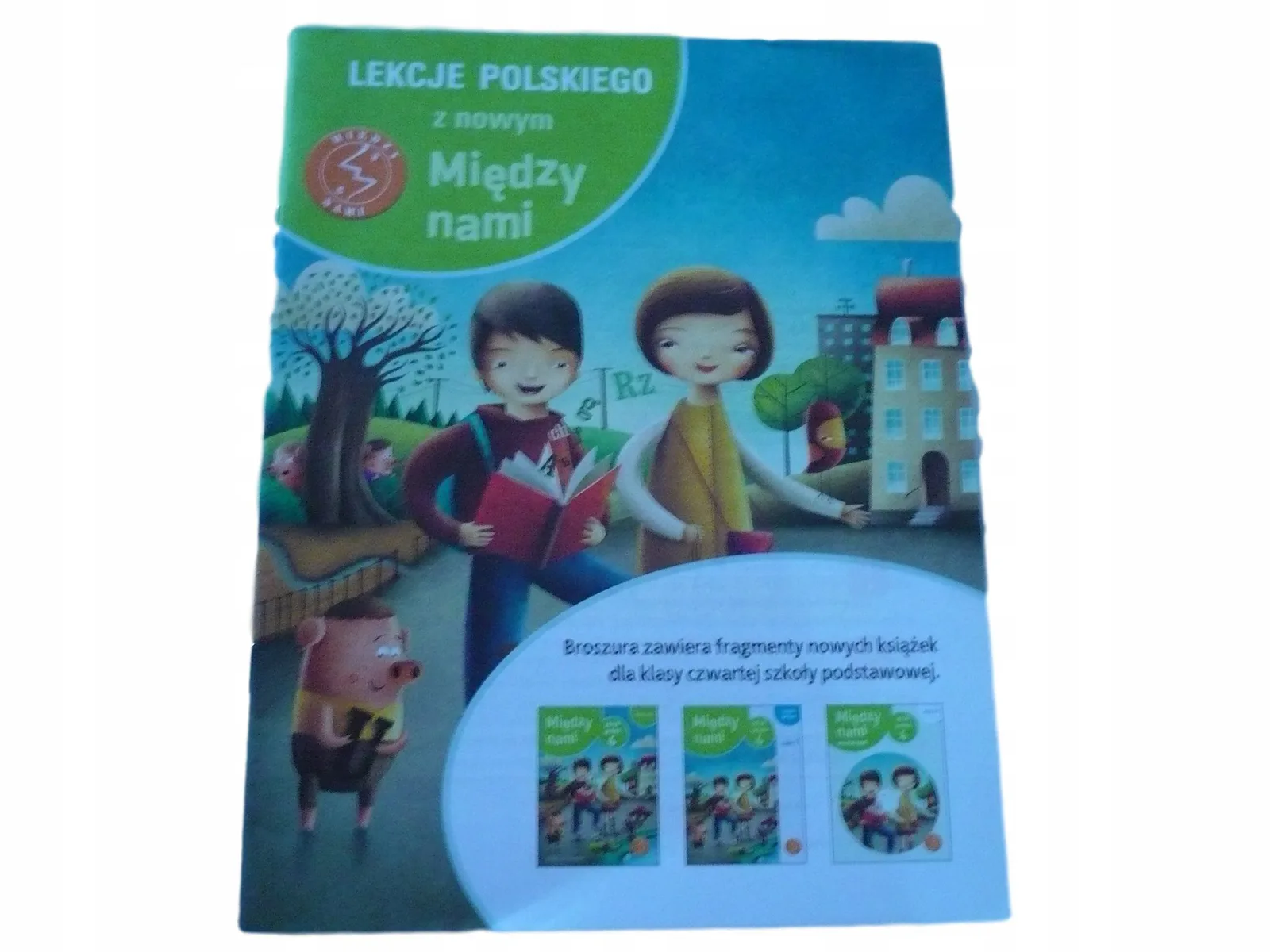 Okładka: MIĘDZY NAMI 4 lekcje polskiego broszura