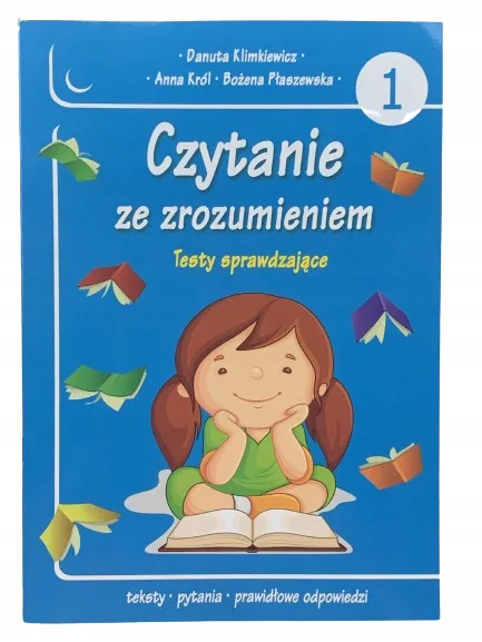 Okładka: sprawdziany CZYTANIE ze zrozumieniem klasa 1 testy