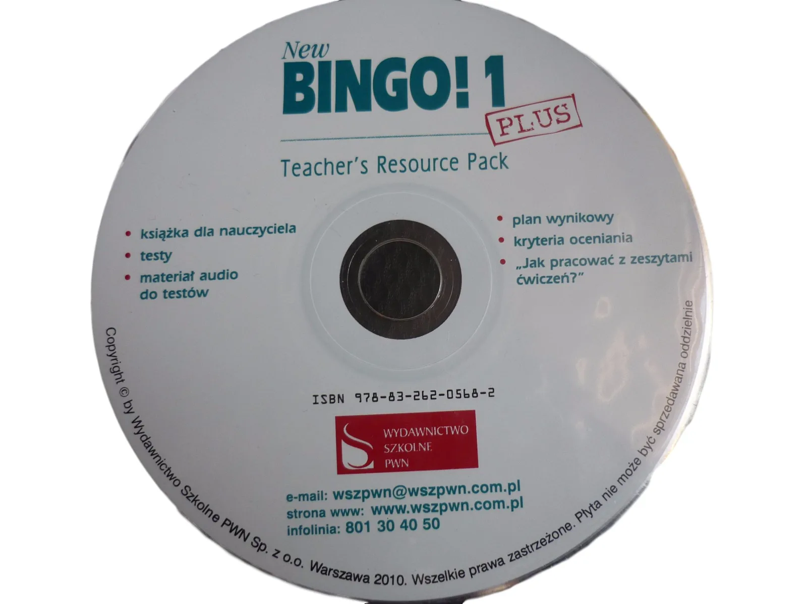 Okładka: NEW BINGO 1 PLUS testy sprawdziany ksiązka nauczyciela na cd