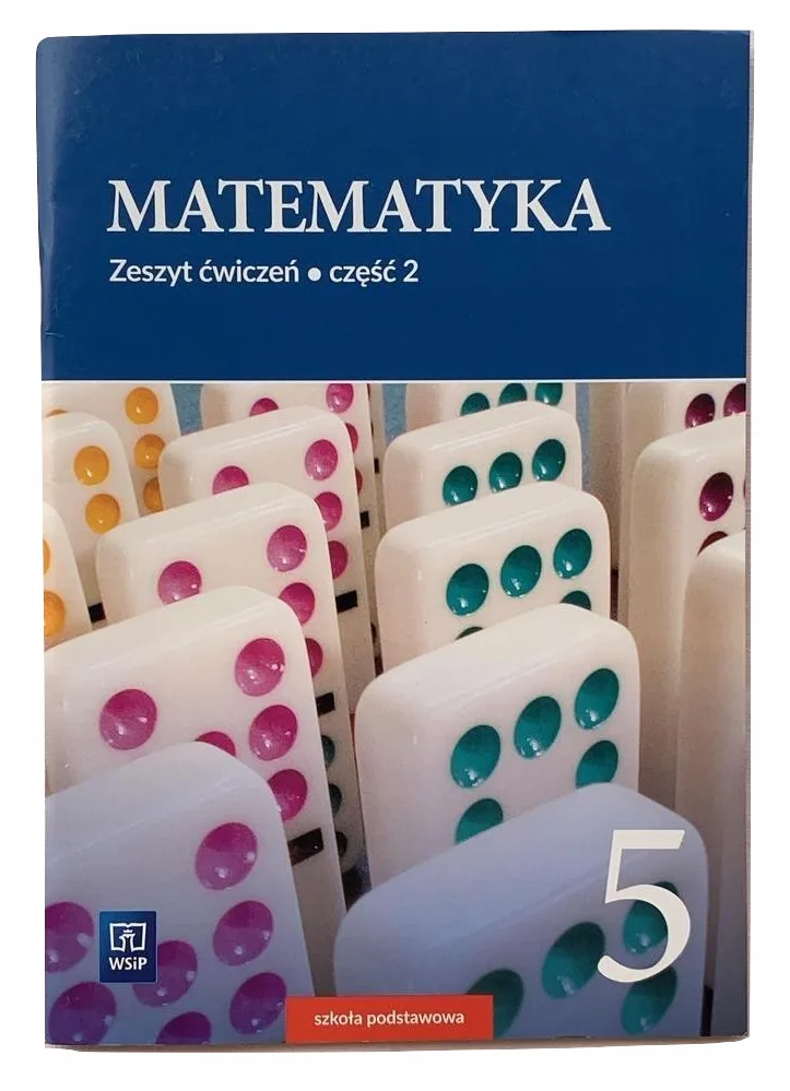 Okładka: MATEMATYKA ćwiczenia klasa 5 WSIP ZESZYT ĆWICZEŃ