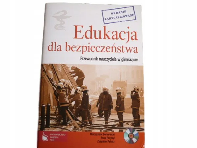 Okładka: EDUKACJA DLA BEZPIECZEŃTWA ksiązka nauczyciela EDB PWN sprawdziany testy