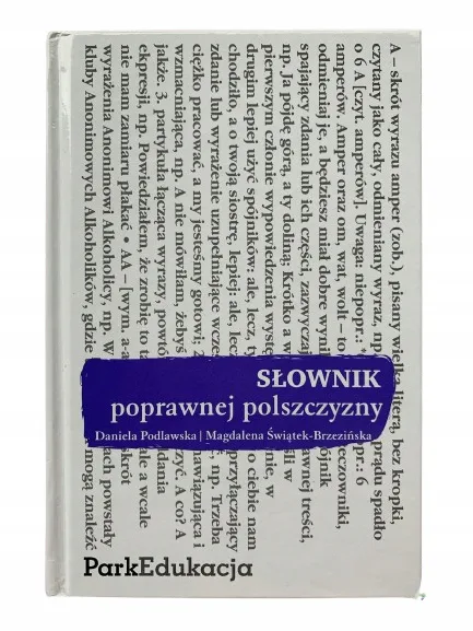 Okładka: SŁOWNIK poprawnej polszczyzny stan bdb