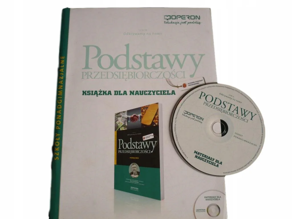 Okładka: Podstawy przedsiębiorczośći ONN CD OPERON TESTY
