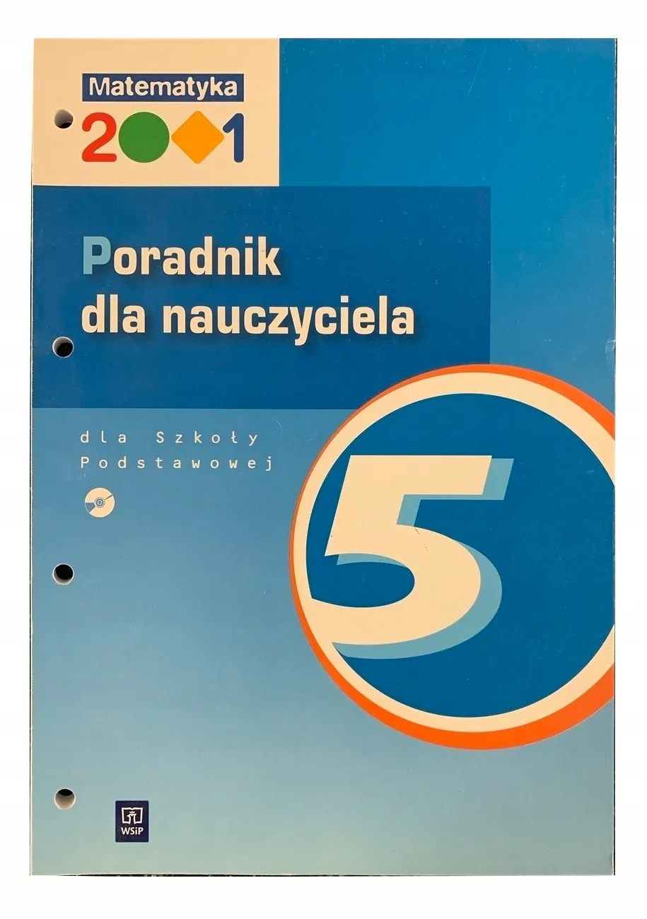 Okładka: MATEMATYKA 2001 klasa 5 książka nauczyciela