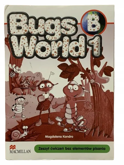 Okładka: BUGS WORLD 1 B zeszyt ćwiczeń ćwiczenia angielski