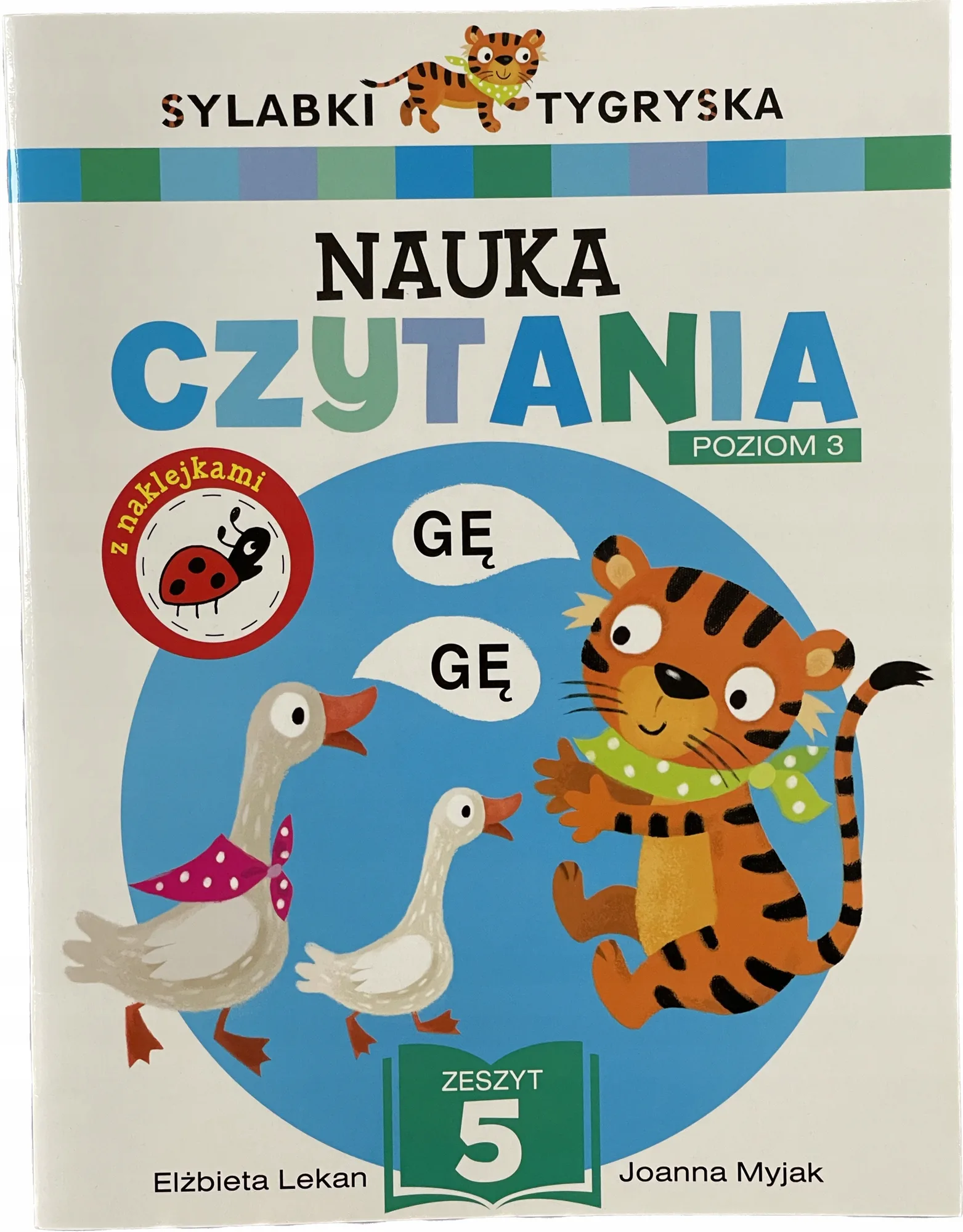 Okładka: NAUKA CZYTANIA sylabami poziom 3 sylaby elementarz