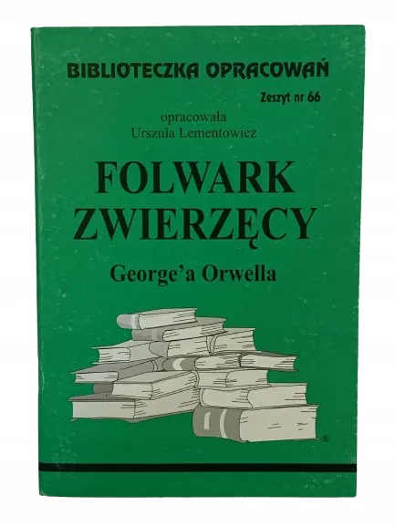 Okładka: Folwark zwierzęcy ściąga streszczenie opracowania