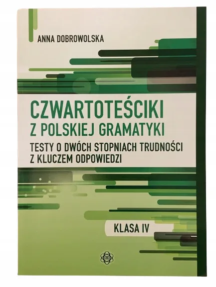 Okładka: Sprawdziany Z GRAMATYKI KLASA 4 testy z odpowiedziami