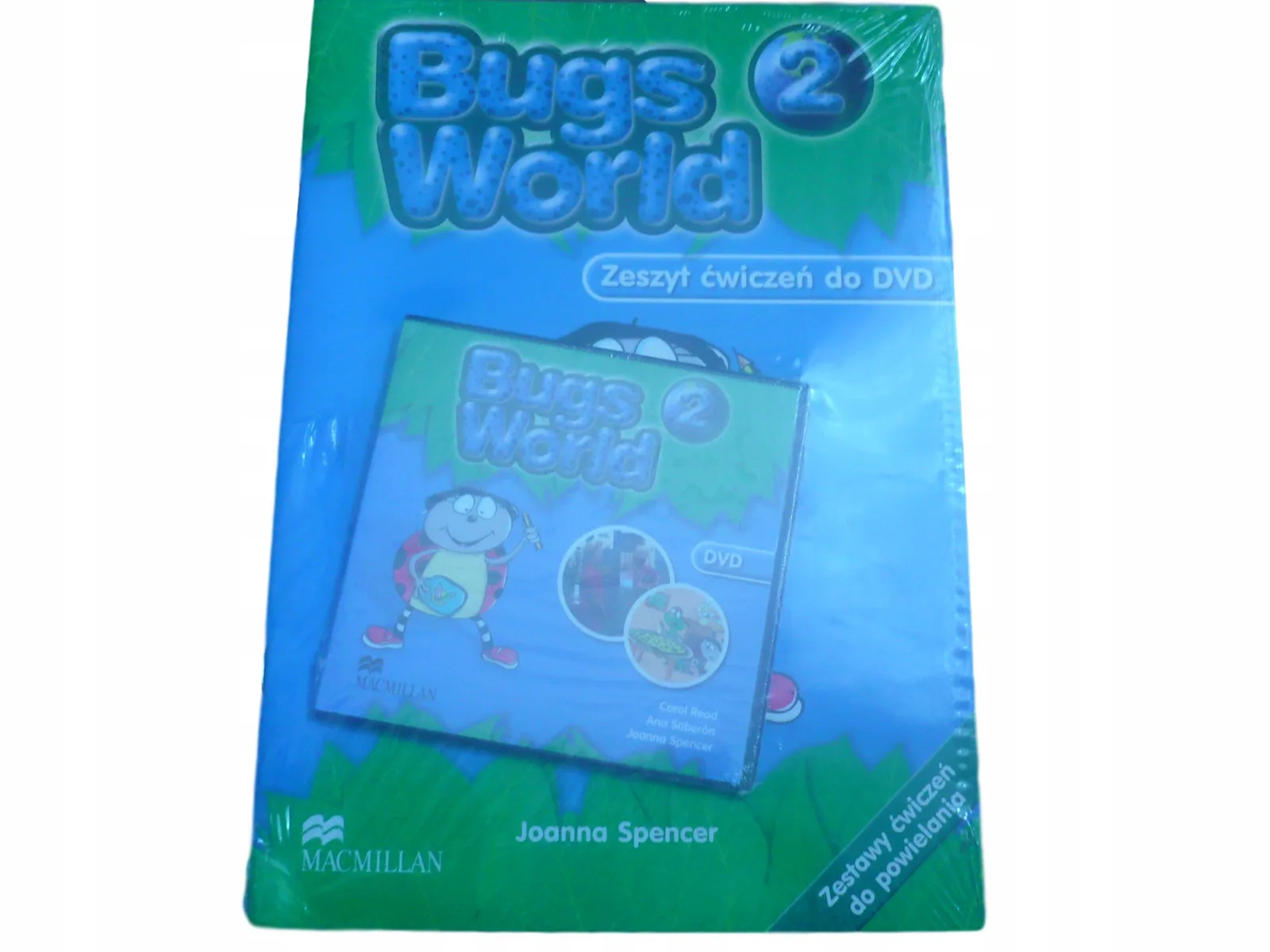 Okładka: BUGS WORLD klasa 2 ćwiczenia + PŁYTA DVD NAUKA ANGIELSKIEGO DLA DZIECI
