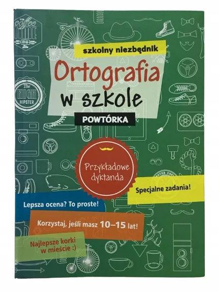 Okładka: ORTOGRAFIA szkoła podstawowa ściaga zasady niezbędnik ortograficzny ucznia