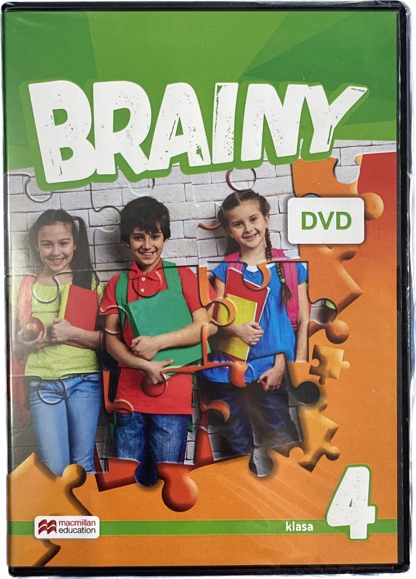 Okładka: BRAINY KLASA 4 dvd płyta nauczyciela filmy