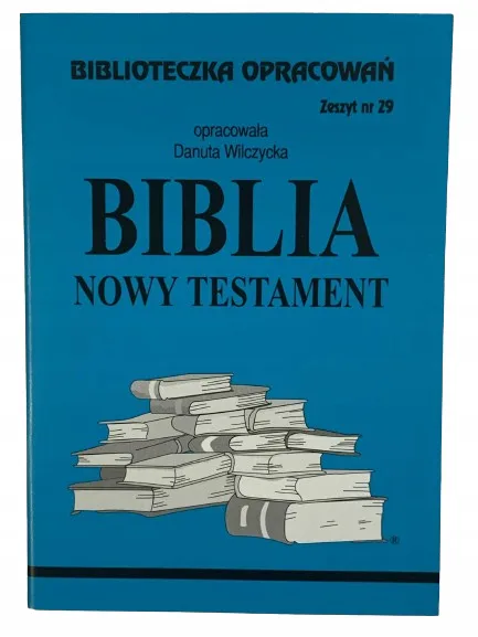 Okładka: Biblia streszczenie ŚCIĄGA opracowanie bryk