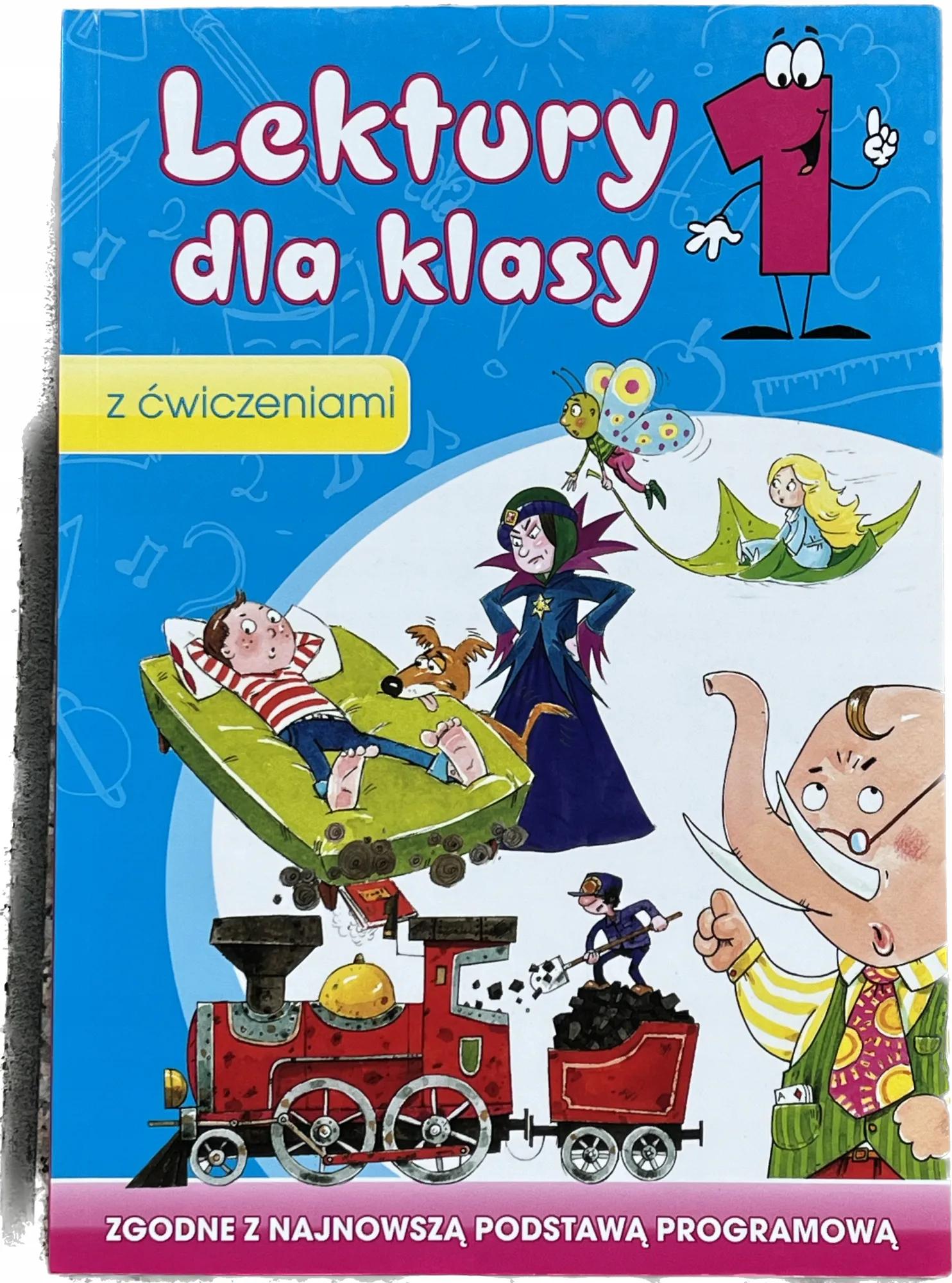 Okładka: KARTY PRACY Z LEKTUR lektury WSIP KLasa 1 zeszyt