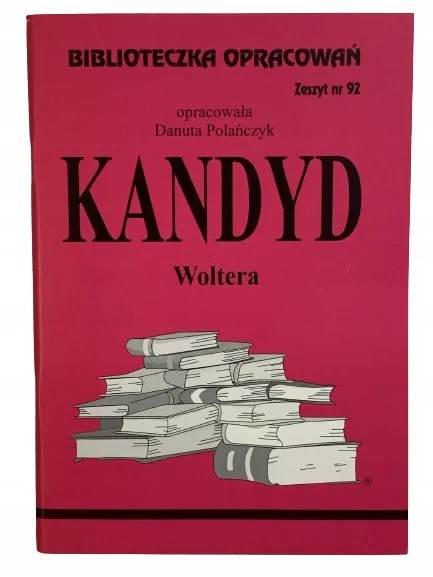 Okładka: KANDYD streszczenie ŚCIĄGA opracowanie bryk