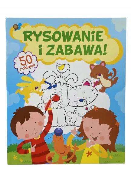 Okładka: NAUKA RYSUNKU KURS RYSOWANIA dla dzieci 3 - 7 lat
