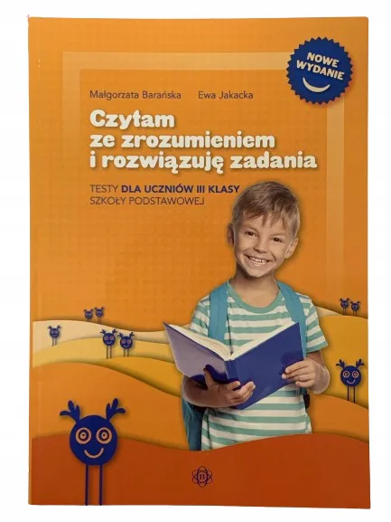 Okładka: klasa 3 TESTY sprawdziany matematyka język polski