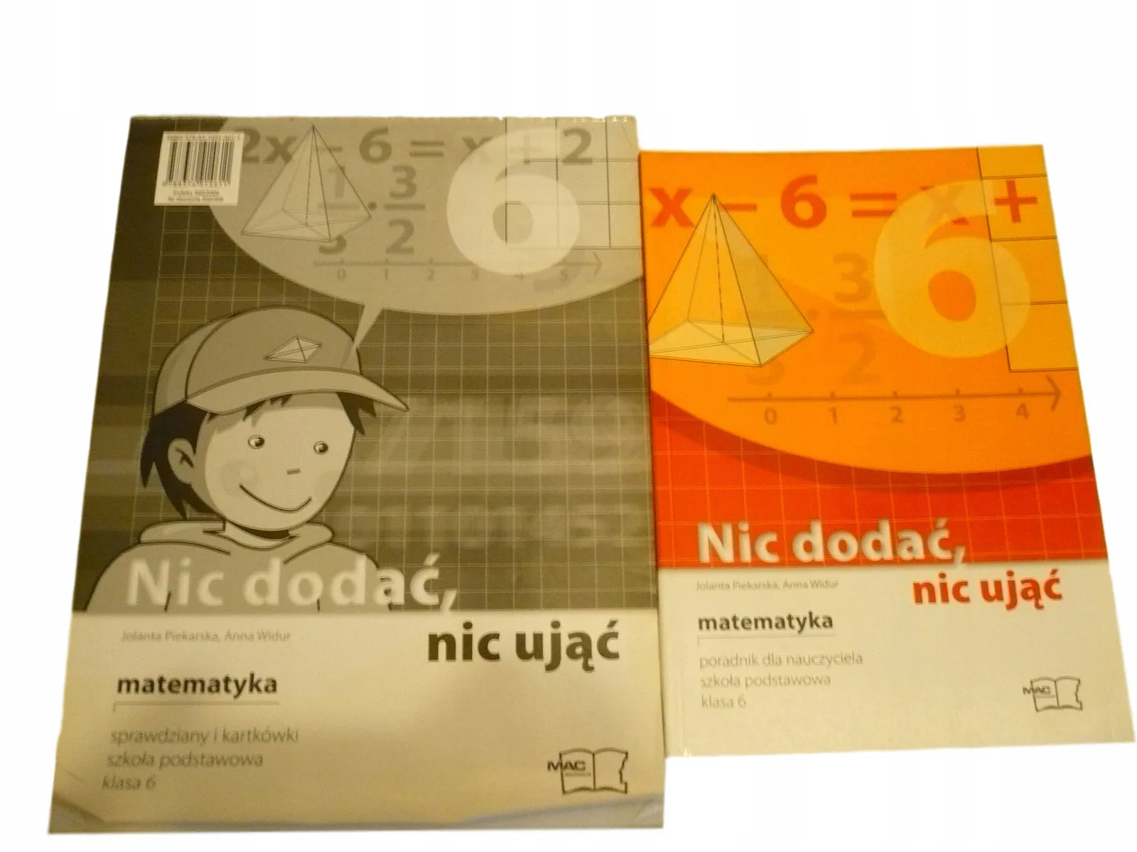 Okładka: MATEMATYKA NIC DODAĆ NIC UJĄĆ 6 sprawdziany