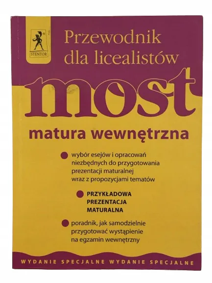 Okładka: opracowanie ściąga prezentacje maturalne MOST LO