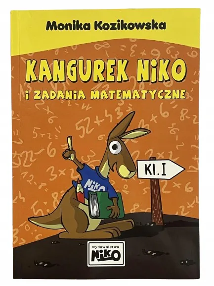 Okładka: Zbiór zadań matematyka klasa 1 zadania ćwiczenia kangurek NIKO