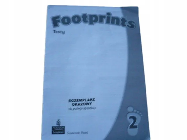 Okładka: FOOTPRINTS klasa 2 testy SPRAWDZIANY ksiązka nauczyciela język angielski