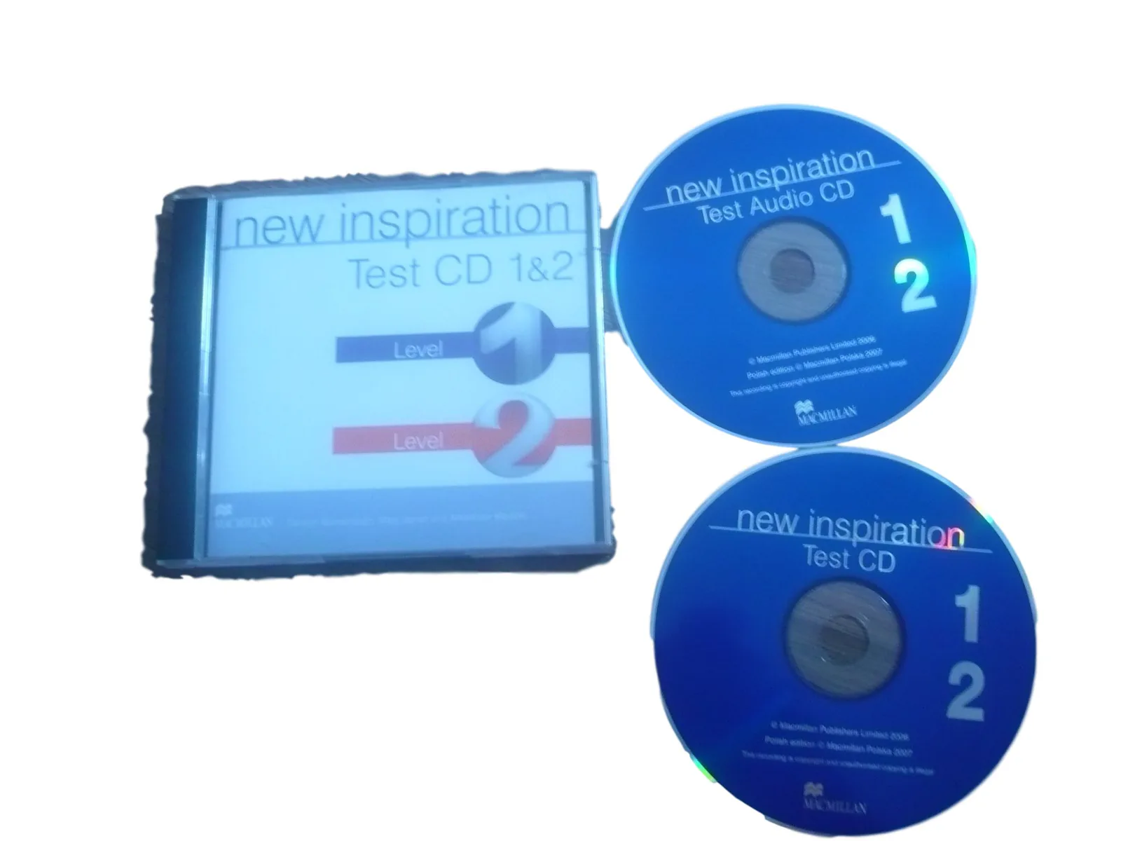 Okładka: NEW INSPIRATION 1 2 sprawdziany TESTY NA CD